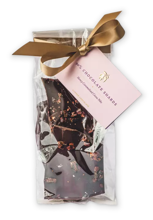 Honey Caramelised Cocoa Nibs Shards